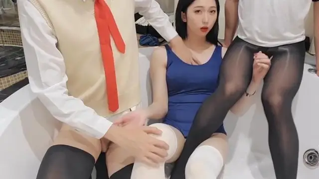 ts紫苑 - 3人女僕裝激情做愛